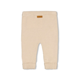 Feetje broek gebreidt zand The Knits