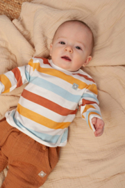 Bess sweater striped amber