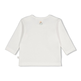 Feetje longsleeve offwhite Penguin Cuddles