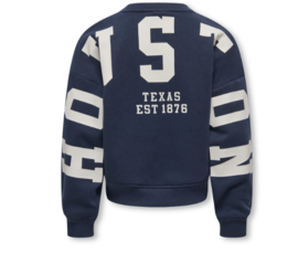 Kids ONLY sweater back sleeve kogSweat night sky