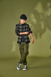 Only & Sons blouse checked shirt forest night