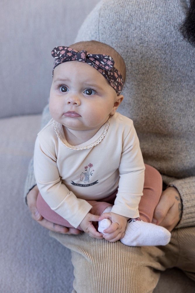 Feetje longsleeve offwhite Woodland Bloom