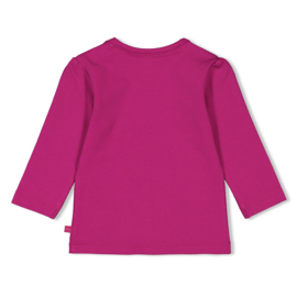 Feetje longsleeve cerise Forest Fancy
