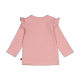 Feetje longsleeve rib Moon Flowers