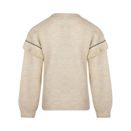 Koko noko sweater dropped shoulder offwhite
