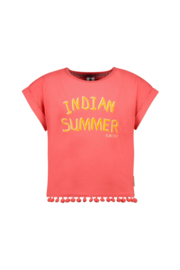 B.nosy girls t-shirt koraal indian summer