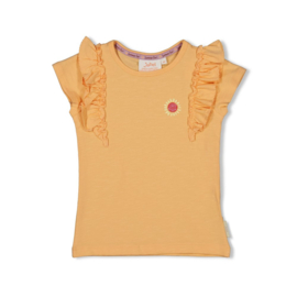 Jubel t-shirt abrikoos Sunny Side Up