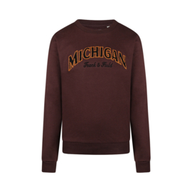 No Way Monday sweater dropped shoulder eggplant