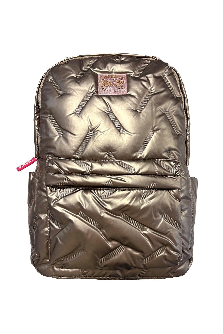 B.nosy metallic Backpack bronze