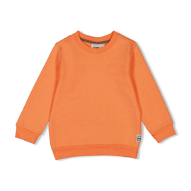 Sturdy sweater neon orange Checkmate