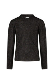 B.nosy girls top with glitters Black Tirza