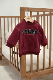 Feetje sweater Bordeaux Built for fun