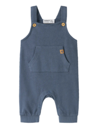 Name it baby Larsen sweat overall vintage indigo