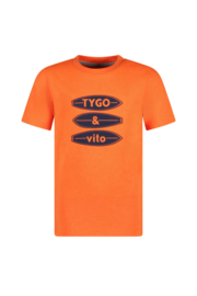 Tygo & Vito boys t-shirt James orange