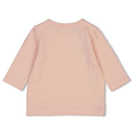 Feetje newborn longsleeve roze aop