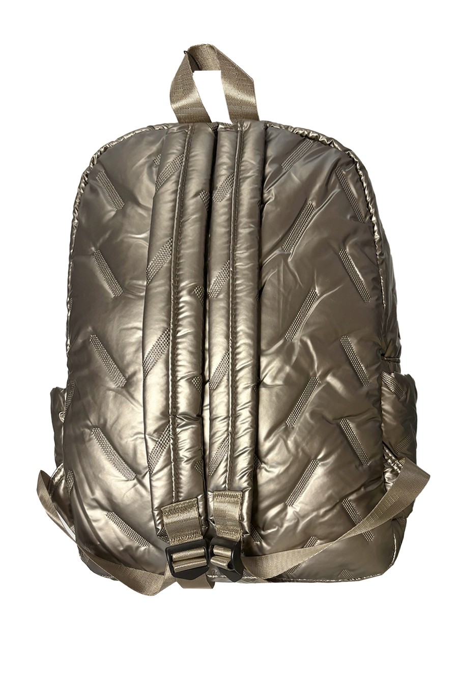 B.nosy metallic Backpack bronze