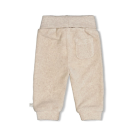 Feetje broek velours rib taupe melange The Cuddle company