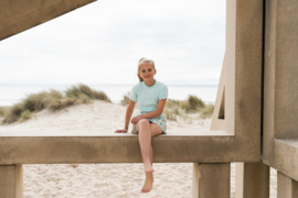 No Way Monday skort light aqua