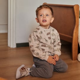 Dirkje sweater loose fit pebble