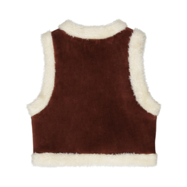 Dirkje waistcoat brown
