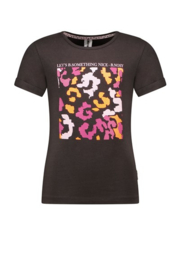 B.nosy girls t-shirt antracite with artwork