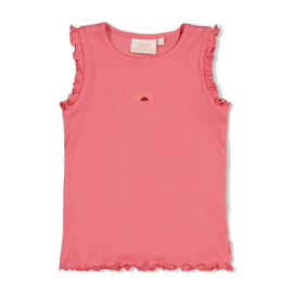Jubel singlet rib zalm Salsa Sunset