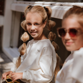 No Way Monday sweater loose fit offwhite