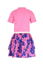 B.nosy girls dress Dori fluor pink