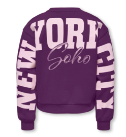 Kids ONLY sweater Malene Grape royal