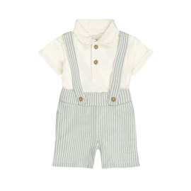 Dirkje 2-delige set dungarees t-shirt