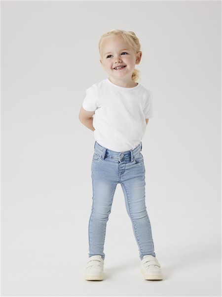 Name It Polly skinny jeans light blue bleached