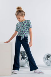 B.nosy girls flared pant dark blue