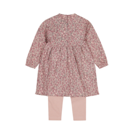Dirkje 2 piece babysuit light mauve