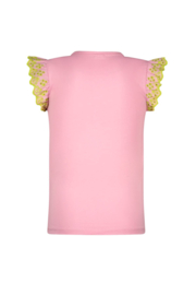B.nosy Taria t-shirt broderie sleeve