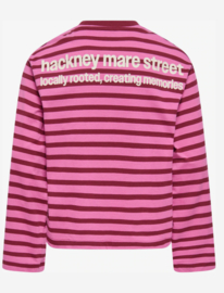 Kids ONLY top stripe kogLida fiji flower/rumba red