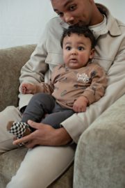 Feetje sweater aop camel Pasta Party