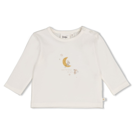 Feetje longsleeve offwhite Over the Moon for you