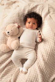Feetje broek offwhite melange Honey Bear