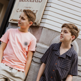 No Way Monday t-shirt neon coral