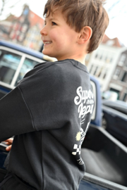 Sturdy sweater backprint antraciet Fix it