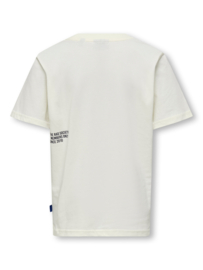 Only & Sons Maxe Life printed tee white