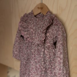 Dirkje 2 piece babysuit light mauve