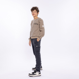 No Way Monday sweater loose fit light grey