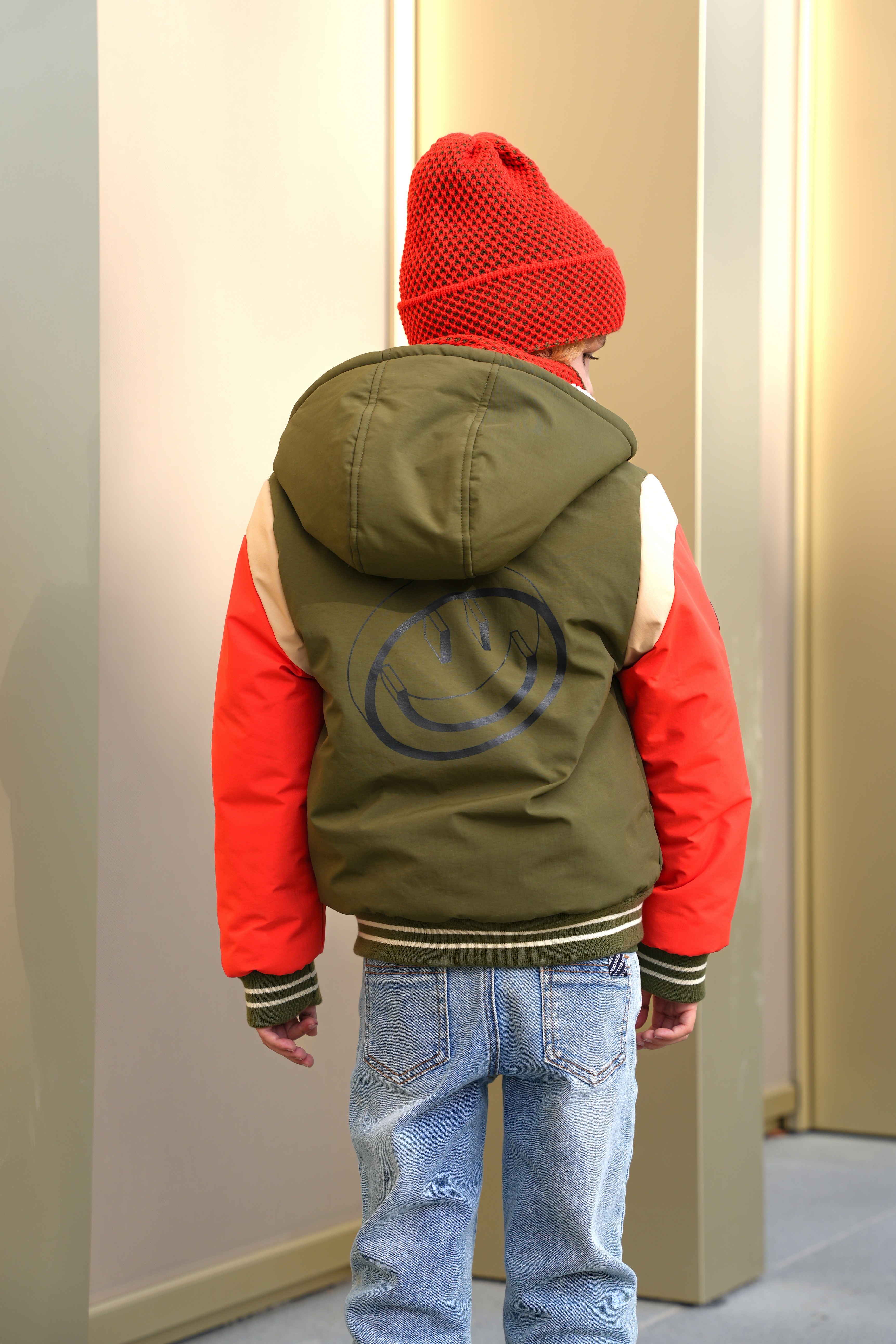B.nosy boys winterjas Joshua military green