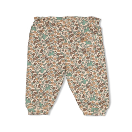 Feetje broek aop offwhite Lucky Bloombird