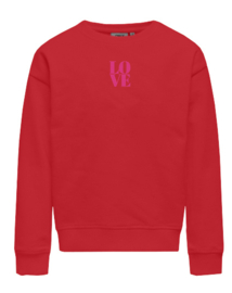 Kids ONLY sweater kogDITTE red