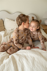 Feetje premium sleepwear rib pyjama Milo Mammoth taupe