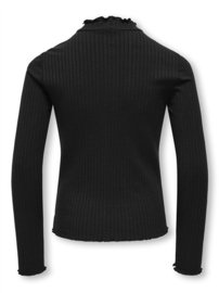 Kids ONLY longsleeve rib kogFransiska black