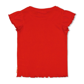 Jubel t-shirt rib rood Salsa Sunset