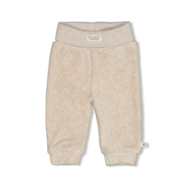 Feetje broek velours rib taupe melange The Cuddle company